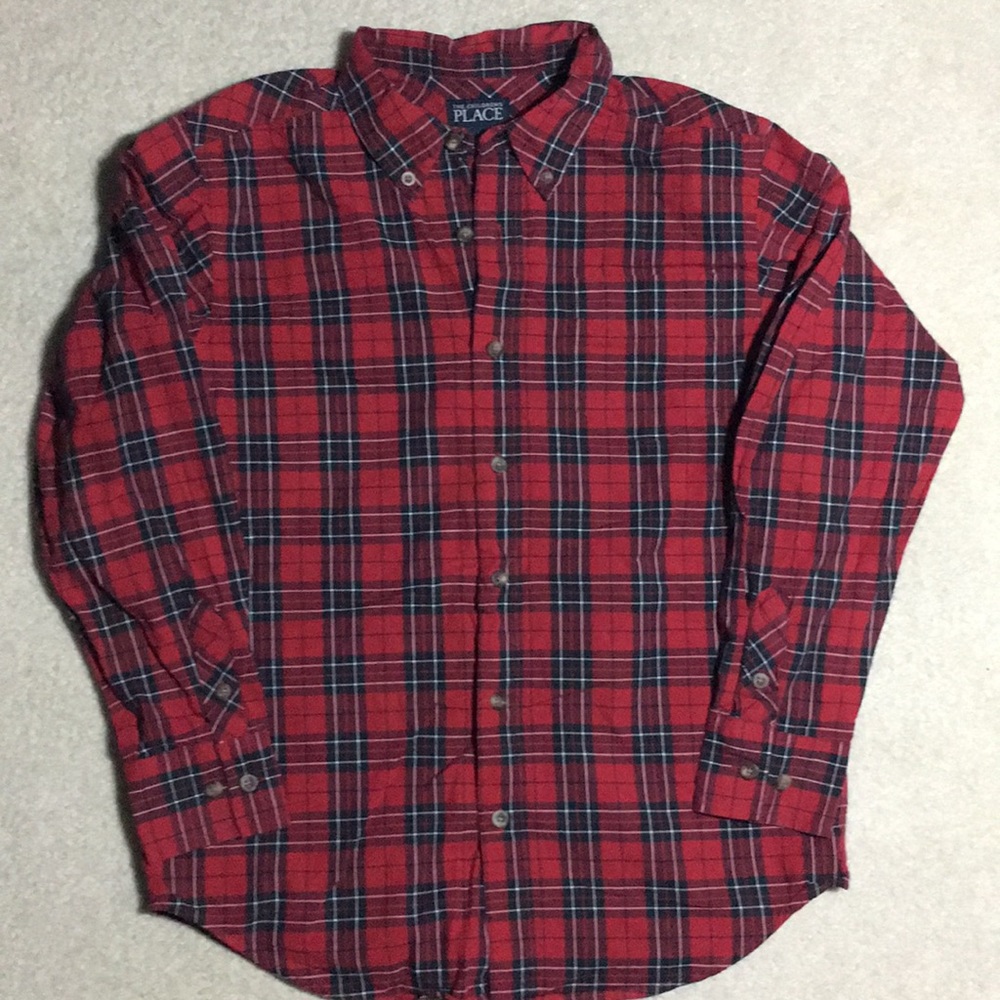 Boys long sleeve button down